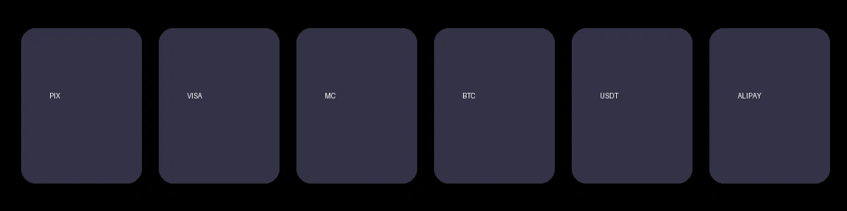 无限臀山支持的支付方式图标展示